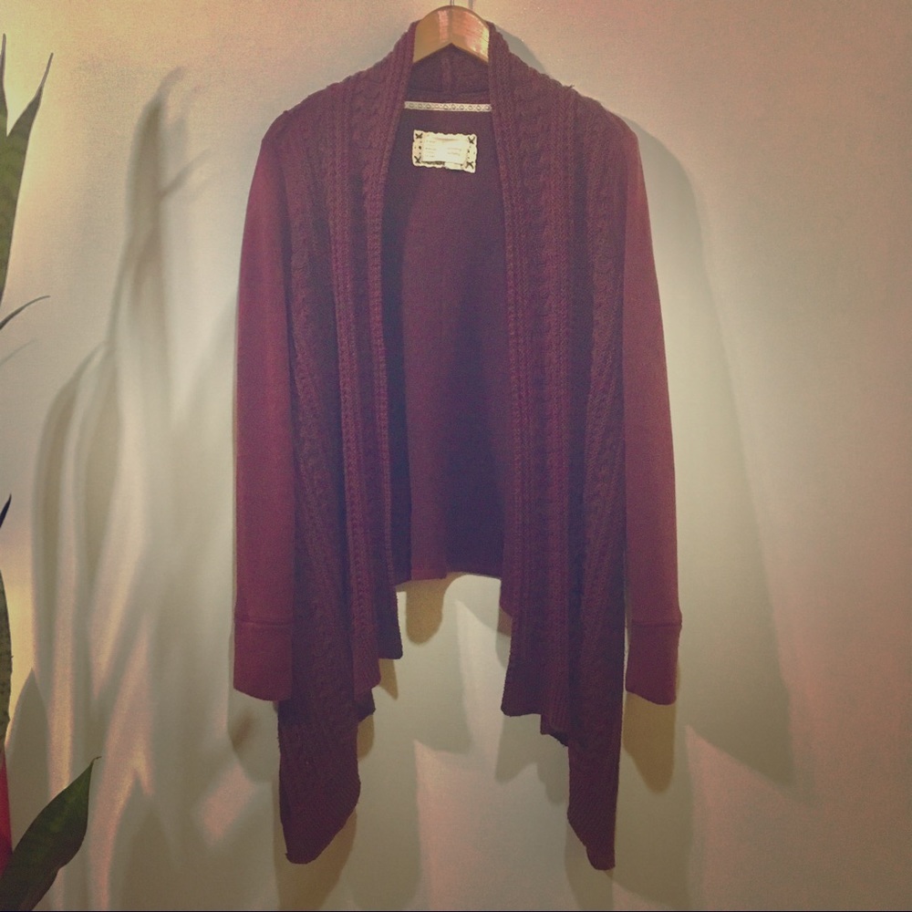 Anthropologie- Saturday Sunday cardigan 🍷🍇